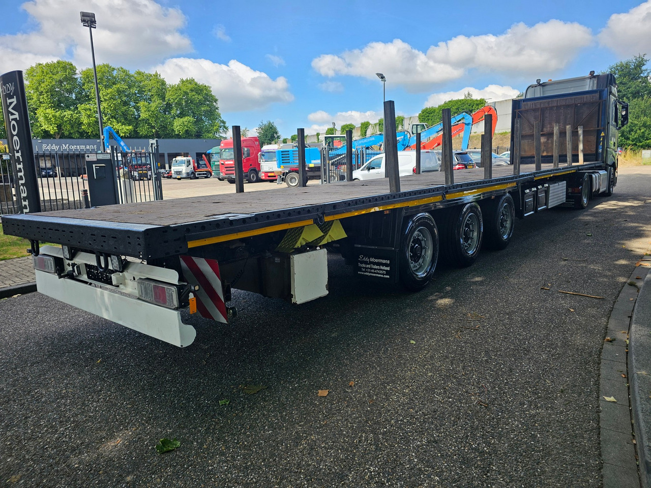 Vlakke/ Open oplegger Krone SD Mega With Twistlocks