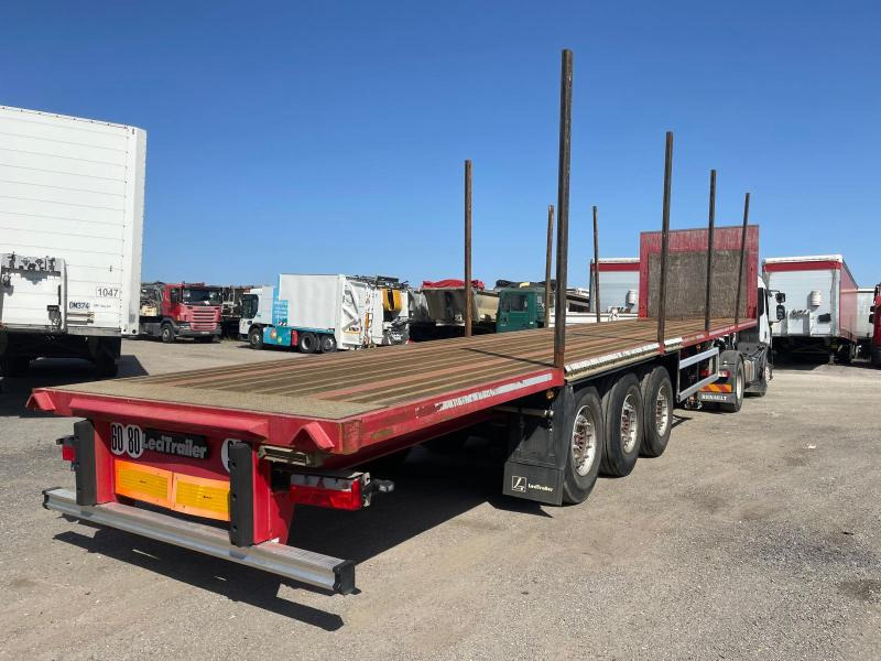 Vlakke/ Open oplegger Lecitrailer