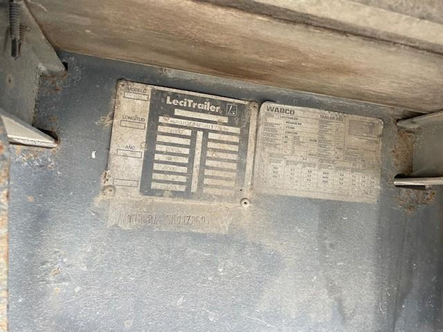 Vlakke/ Open oplegger Lecitrailer