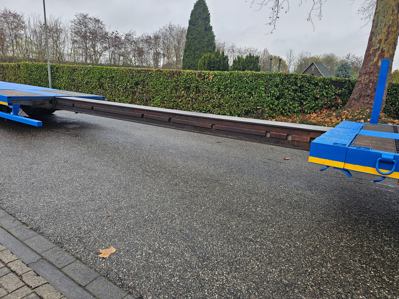 Vlakke/ Open oplegger Nooteboom MCO-58-04V Telescopic