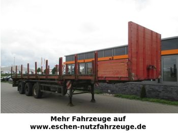 Schmidt Teleskopauflieger, Luft, ausziehbar 19.600 mm  - Vlakke/ Open oplegger