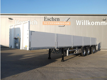 Vlakke/ Open oplegger  Schröder 12,85m|Rollkran-Kran*Pritsche*Lenkachse
