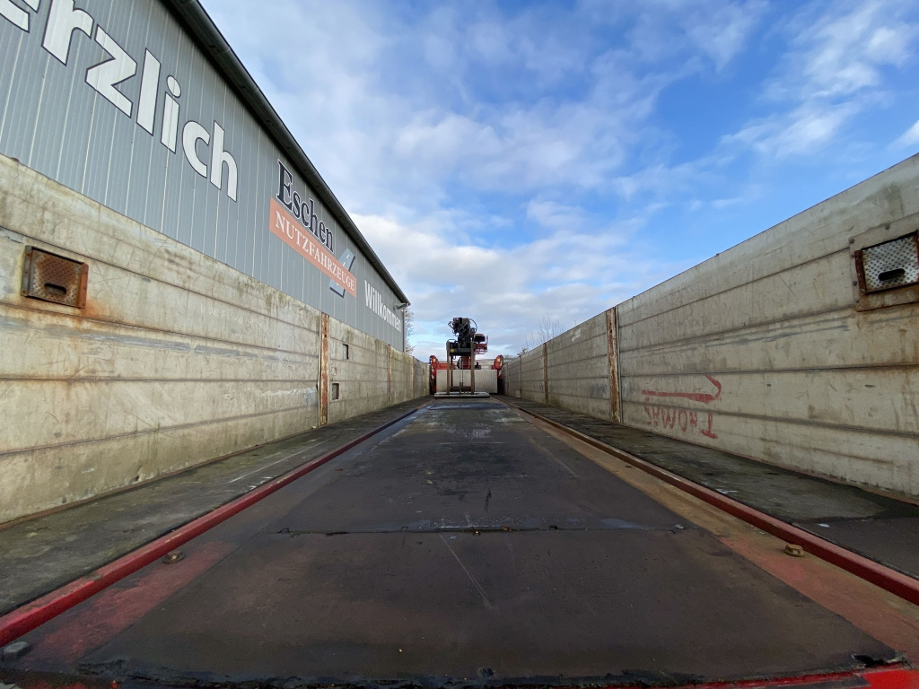 Vlakke/ Open oplegger Schwarzmüller Kennis 16.000 Rollkran