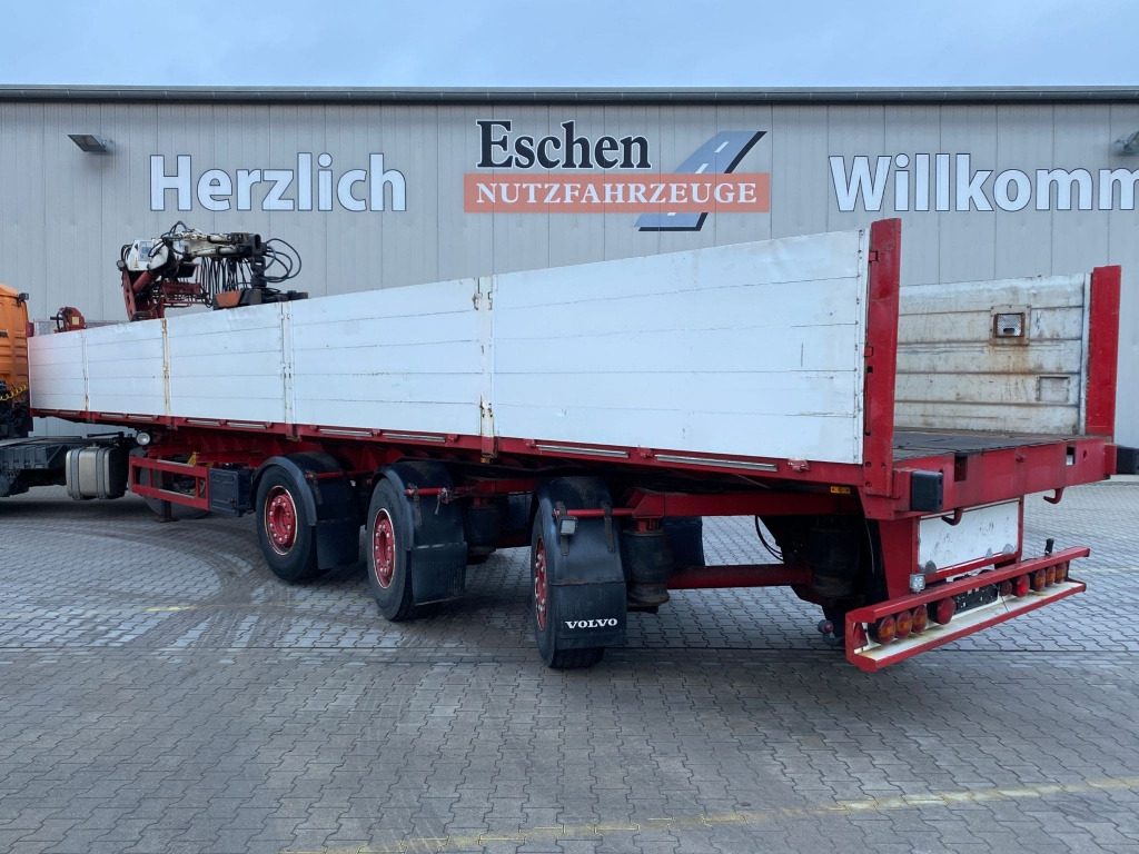 Vlakke/ Open oplegger Schwarzmüller Kennis 16.000 Rollkran