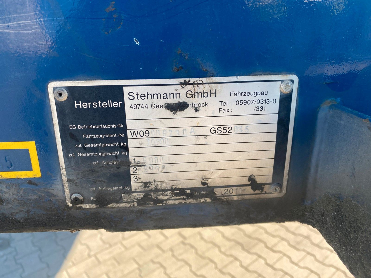 Vlakke/ Open oplegger Stehmann | Luft-Lift*BPW-Achsen*1.Hand