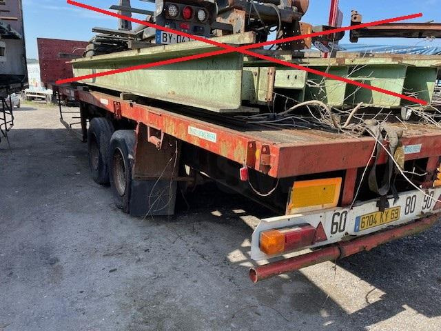 Vlakke/ Open oplegger Titan