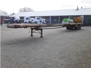 Traylona 3-axle extendable platform trailer 59000kg / 21.5m - Vlakke/ Open oplegger