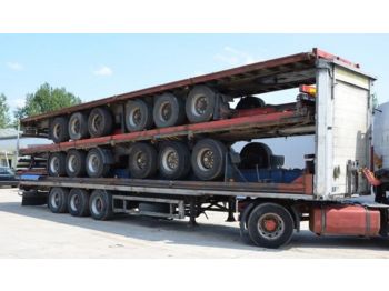VIBERTI 5 x semi-trailers - NEW PACKAGE JUST READY - Vlakke/ Open oplegger