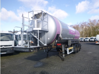 Tankoplegger voor het vervoer van voedsel Weightlifter Powder tank alu 37 m3 (tipping): afbeelding 1