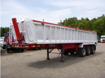 Kipper oplegger Weightlifter Tipper trailer alu / steel 34.5 m3 + tarpaulin: afbeelding 1