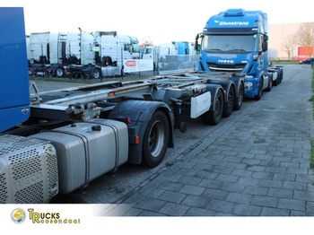 Containertransporter/ Wissellaadbak oplegger VAN HOOL 40'