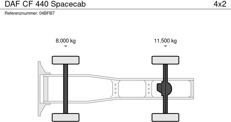 Trekker DAF CF 440 Spacecab: afbeelding 12