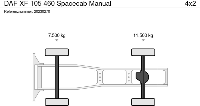 Trekker DAF XF 105 460 Spacecab Manual