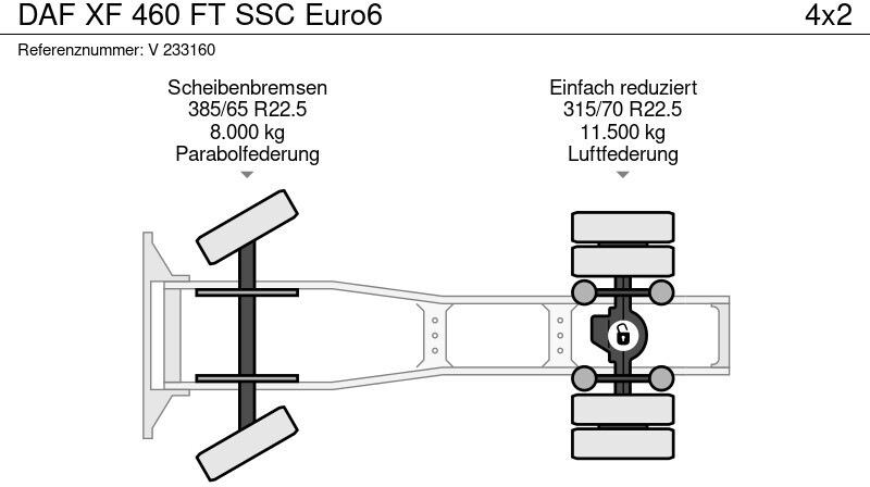 Trekker DAF XF 460 FT SSC Euro6: afbeelding 12
