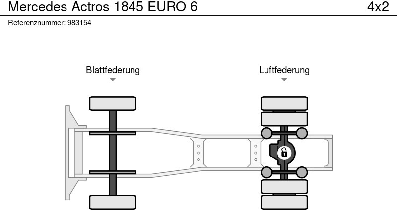 Trekker Mercedes-Benz Actros 1845 EURO 6: afbeelding 12