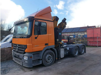 Trekker Mercedes-Benz Actros 2641 - 6x4 - SZM - KRAN - EFFER 210-5S: afbeelding 1