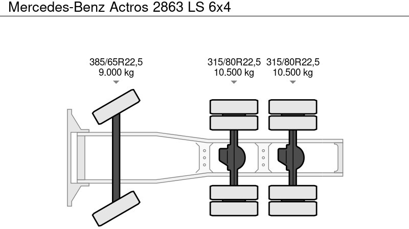 Leasing Mercedes-Benz Actros 2863 LS 6x4 Mercedes-Benz Actros 2863 LS 6x4: afbeelding 19