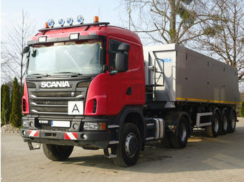 Trekker Scania G440 4x4 EURO5 SZM + Kipper Auflieger Mega