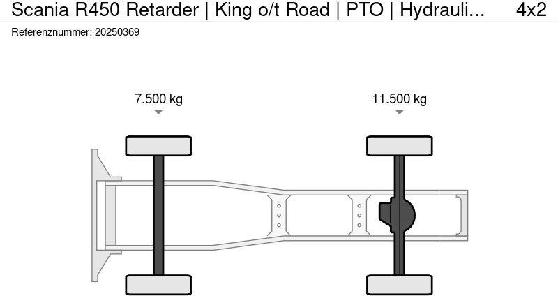Trekker Scania R450 Retarder | King o/t Road | PTO | Hydraulics | Euro 6 | Low Deck | Mega | Smart Tacho