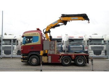 Trekker Scania R 480 6X2 MANUAL GEARBOX WITH EFFER 370 CRANE: afbeelding 1