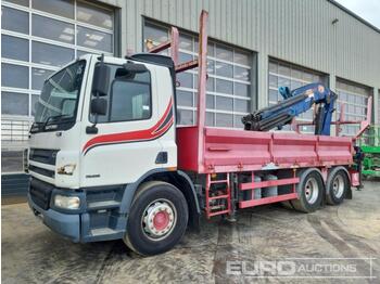 vrachtwagen met open laadbak DAF 75