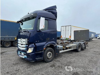 Containertransporter/ Wissellaadbak vrachtwagen MERCEDES-BENZ Actros