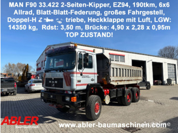 Kipper vrachtwagen MAN F90