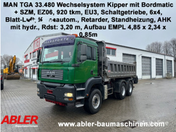 Kipper vrachtwagen MAN TGA 33.480