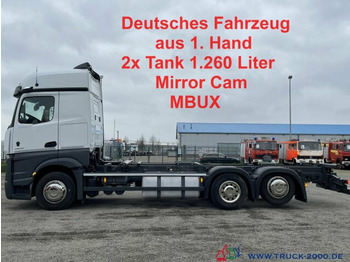 Containertransporter/ Wissellaadbak vrachtwagen MERCEDES-BENZ Actros 2548