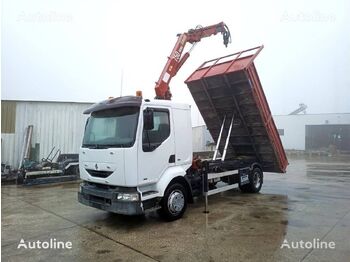 kipper vrachtwagen RENAULT Midlum 210