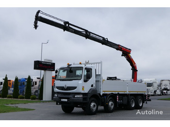 Vrachtwagen met open laadbak RENAULT Kerax 410