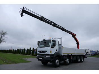 Vrachtwagen met open laadbak RENAULT Kerax 410