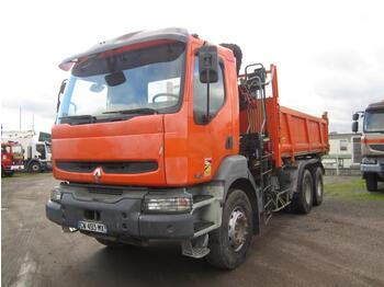 Kipper vrachtwagen RENAULT Kerax 320