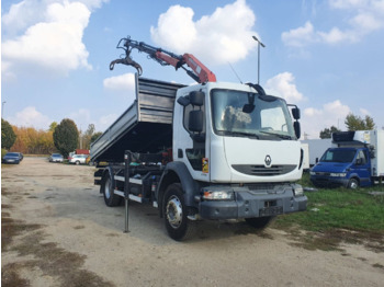 Kipper vrachtwagen RENAULT Midlum 270