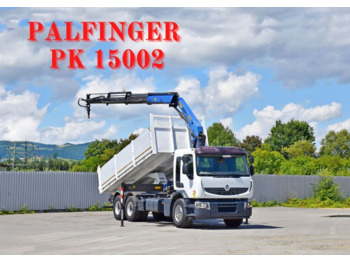 Kipper vrachtwagen RENAULT Premium 370