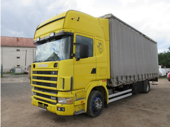 Containertransporter/ Wissellaadbak vrachtwagen SCANIA R114