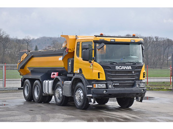 Kipper vrachtwagen SCANIA P 410