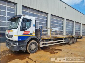 Vrachtwagen met open laadbak voor het vervoer van zwaar materieel 2012 Renault 380DXI: afbeelding 1