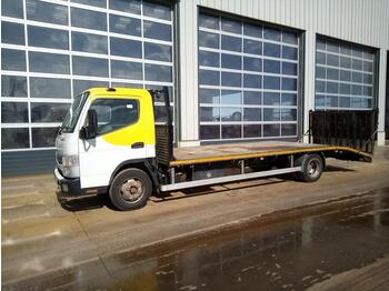 Vrachtwagen met open laadbak voor het vervoer van zwaar materieel 2013 Mitsubishi Canter 7C15: afbeelding 1