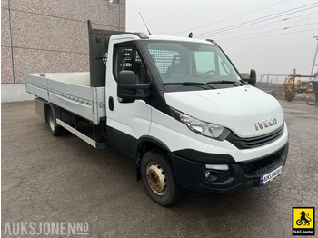Vrachtwagen met open laadbak 2018 Iveco Daily Planbil, Automat,S+V dekk, 131685 km: afbeelding 1