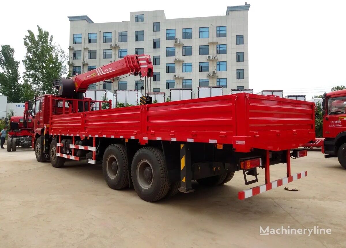 Kraanwagen, Vrachtwagen met open laadbak 8x4 drive 12 wheels boom truck mounted crane: afbeelding 5