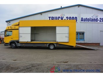 Autovrachtwagen vrachtwagen Mercedes-Benz Atego 822 geschlossen Extralange Rampen HU 11/21