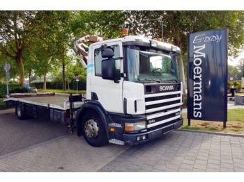 Autovrachtwagen vrachtwagen Scania P 94D 260 Cp 14 Mit Kran