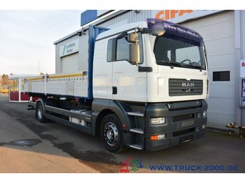 Bakwagen MAN TGA 18.350 Pritsche Gerüst.- Straßenbau 5 Sitzer
