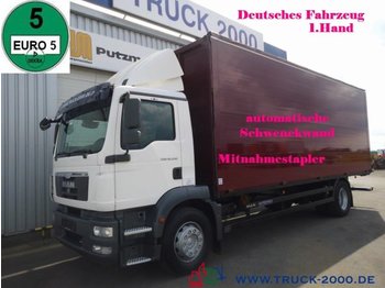 Bakwagen MAN TGM 18.250 el.Schwenkwand Mitnahmestapler 1.Hand