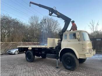 Kraanwagen, Vrachtwagen met open laadbak Bedford MJ 4x4 Crane Hiab Truck Ex military: afbeelding 1