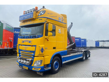 Containertransporter/ Wissellaadbak vrachtwagen DAF XF 460 Day Cab, Euro 6, / 6x2 / Automatic / 25Ton VDL Hooklift / Haakarm / Abrollkipper / Lift Axle