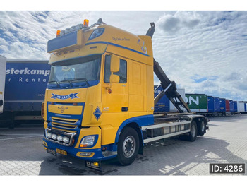 Containertransporter/ Wissellaadbak vrachtwagen DAF XF 460 SSC, Euro 6, / 6x2 / Automatic / 30Ton VDL Hooklift / Haakarm / Abrollkipper / Lift Axle