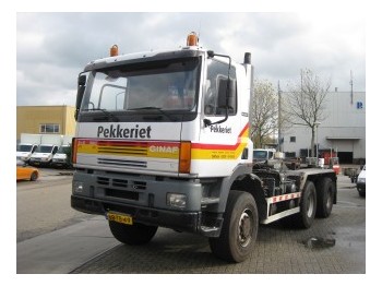 Ginaf M3335 6x6 Kettingsysteem - Containertransporter/ Wissellaadbak vrachtwagen