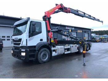 Containertransporter/ wissellaadbak vrachtwagen IVECO AD 260S48Y/PS